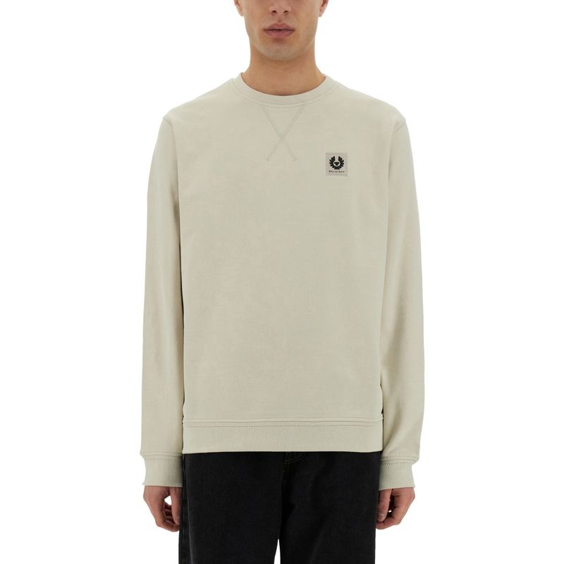 Belstaff Men Sweatshirt With Logo Patch